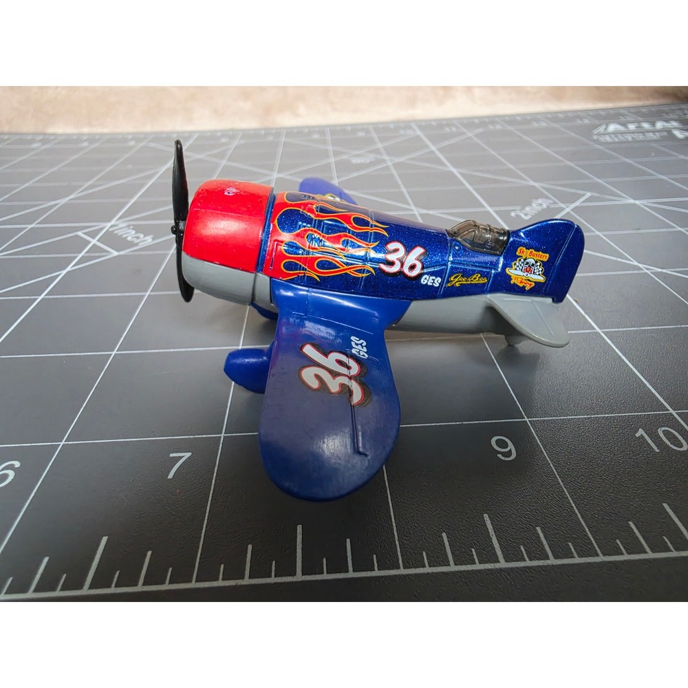 Matchbox Sky Busters 1932 Gee Bee Sportster R1 Blue Flame Diecast Plane SB118
